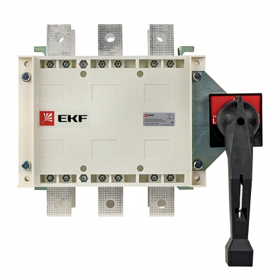 Рубильник-переключатель 630A 3P c рукояткой управления для прямой установки PowerSwitch EKF PROxima - фото4