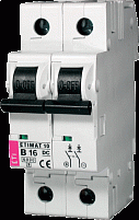 Модульный автоматический выключатель постоянного тока ETIMAT 10 DC 2p C 1A (6 kA)