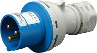 Вилка кабельная EV-1643 IP44 (16A, 400V, 3P+PE)