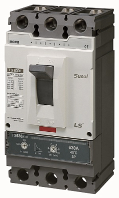 Автоматический выключатель TS630H ATU 630A 3P3T - фото1