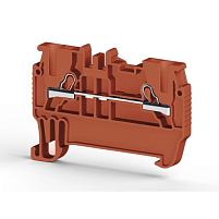 Клеммник пружинный быстрозажимной (Push in), 1,5мм.кв. (красный); PYK 1,5M