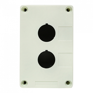 Корпус КП102 пластиковый 2 кнопки белый EKF PROxima - фото3
