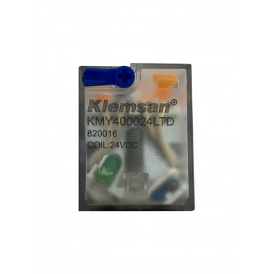 KMY400024LTD; Реле промежуточное; 4C, 5A, LED, Тест кнопка, Диод, 24B DC - фото2