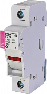 Разъединитель для цилиндрических предохранителей EFD 8 LED 1p - фото1