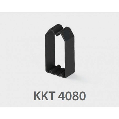 KKT 4080  Держатель кабеля для к/к; 40x80  (Черный) - фото1