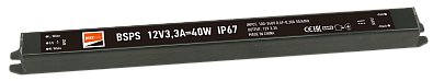 BSPS 12V3,3A=40w IP67 Блок питания IP67 для светодиодной ленты 12V - фото1