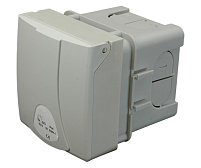 Роз. в коробке внутр. уст. EZB-16S IP44 (16A, 250V, Schuko)