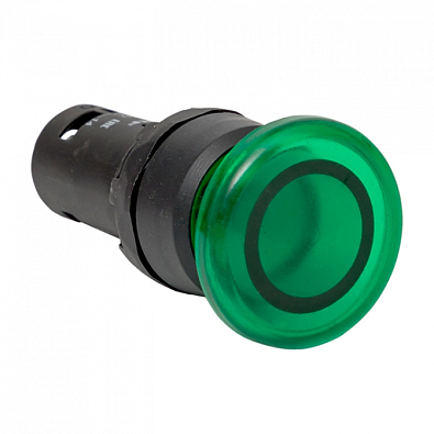 Кнопка SW2C-MD зеленая с подсветкой NO 24В Грибок EKF PROxima - фото4