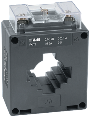 Трансформатор тока ТТИ-40  300/5А  10ВА  класс 0,5 - фото1