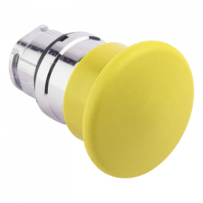 Исполнительный механизм кнопки XB4 "Грибок" желтый возвратный без фиксации без подсветки EKF PROxima - фото1