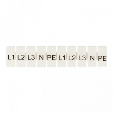 Маркеры для JXB-ST 6 с символами "L1, L2, L3, N, PE" (100 шт.) EKF PROxima - фото1
