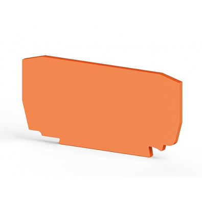 Концевой сегмент на клеммники YBK4, (оранжевый); NPP YBK4 - фото1