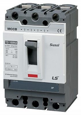 Выключатель автоматический в литом корпусе TD100NA DSU100 100A 3P EXP - фото1