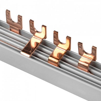 Шина соединительная типа FORK для 4-ф нагр. 63А 54 мод. EKF PROxima - фото4