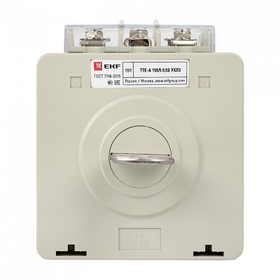 Трансформатор тока ТТЕ-A-150/5А с клеммой напряжения класс точности 0,5S EKF PROxima - фото4