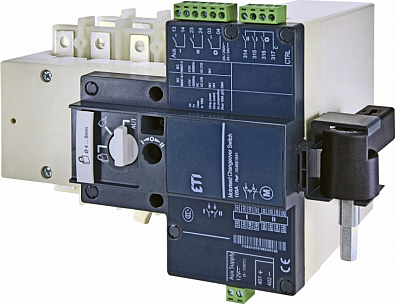 Переключатель нагрузки с мотор-приводом MLBS 100 12VDC 4P CO ("1-0-2", 100А) - фото1
