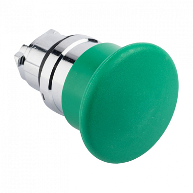 Исполнительный механизм кнопки XB4 "Грибок" зеленый возвратный без фиксации без подсветки EKF PROxima - фото1