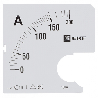 Шкала сменная для A961 150/5А-1,5 EKF PROxima - фото1