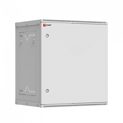 Шкаф телекоммуникационный настенный разборный 12U (600х350) дверь металл, Astra серия EKF PROxima - фото1