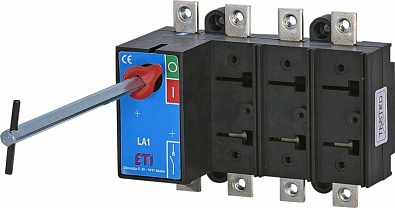 Выключатель нагрузки с выносной рукояткой LA1/D 160A 4P - фото1