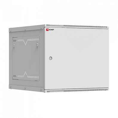 Шкаф телекоммуникационный настенный разборный 9U (600х650) дверь металл, Astra серия EKF PROxima - фото1