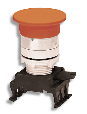 Кнопка-грибок HU55B1 откл. нажатием (40 мм, красный) - фото1