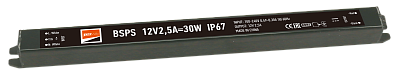 BSPS 12V2,5A=30w IP67 Блок питания IP67 для светодиодной ленты 12V - фото1
