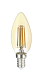 PLED OMNI C35 8w E14 3000K Gold Лампа светодиодная декоративная PLED OMNI - фото1
