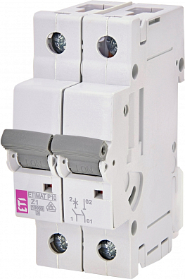 Автоматический выключатель ETIMAT P10 1p+N Z 1A (10kA) - фото1
