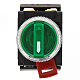 Переключатель ANC-22 3P зеленый с подсветкой 380В NO+NC EKF PROxima - фото2