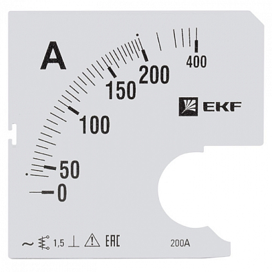 Шкала сменная для A961 200/5А-1,5 EKF PROxima - фото1
