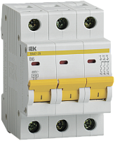 Автоматический выключатель ВА47-29 3Р 6А 4,5кА х-ка В IEK