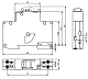 Дифференциальный автоматический выключатель KZS-1M SUP B 20/0,03 тип A (6kA) (верхн. подключ.) - фото2