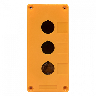 Корпус КП103 пластиковый 3 кнопки желтый EKF PROxima - фото3