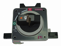 Рукоятка поворотная RO2 125 (черн./замок)