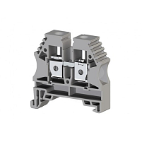Клеммник на DIN-рейку 10мм.кв. (серый); AVK10(RP)