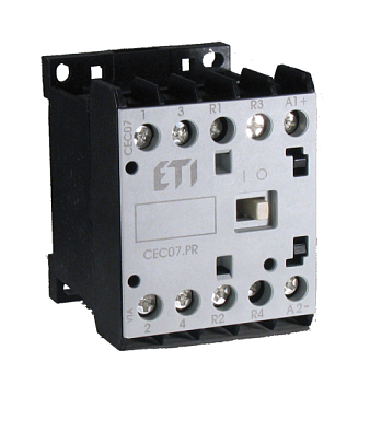 Контактор миниатюрный CEC 12.4Р 24V DC (12A; 5,5kW; AC3) 4р (4 н.о.) - фото1