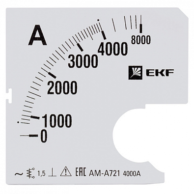 Шкала сменная для A721 4000/5А-1,5 EKF PROxima - фото1