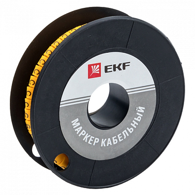 Маркер кабельный 4,0 мм2 "C" (500 шт.) (ЕС-2) EKF PROxima - фото1