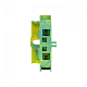 Миниклемма STB-1.5 18A желто-зеленая EKF PROxima - фото2