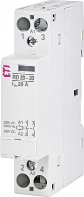 Контактор модульный RD 20-20 (230V AC/DC) (AC1) - фото1
