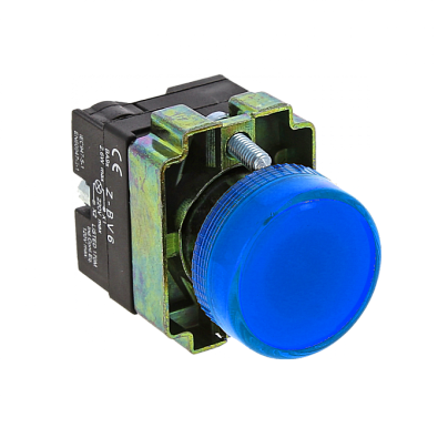 Лампа сигнальная BV66 синяя EKF 24В EKF PROxima - фото2