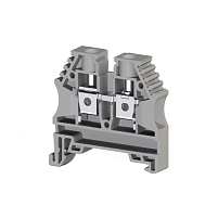 Клеммник на DIN-рейку 6мм.кв. (серый); AVK6(RP)