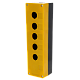Корпус КП105 пластиковый 5 кнопок желтый EKF PROxima - фото4
