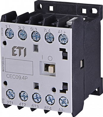 Контактор миниатюрный CEC 09.4Р 24V DC (9A; 4kW; AC3) 4р (4 н.о.) - фото1