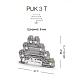 Клеммник 3-х ярусный с контактом на рейку, 2,5мм.кв., (серый); PUK 3Т - фото2