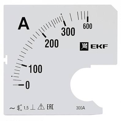 Шкала сменная для A961 300/5А-1,5 EKF PROxima - фото1