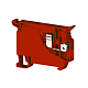 Клеммник с держ. предохр. (5x20, 5x25) до 10А на DIN-рейку, 6 мм.кв. (красный); ASK 5 - фото1