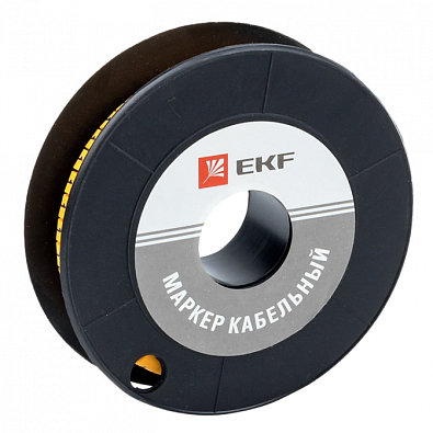Маркер кабельный 6,0 мм2 "1" (350 шт.) (ЕС-3) EKF PROxima - фото1