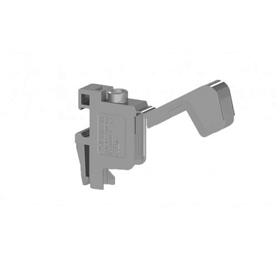 Клеммник для трансформатора, винт.зажим, 4 мм.кв., (серый); TRV 4B - фото1
